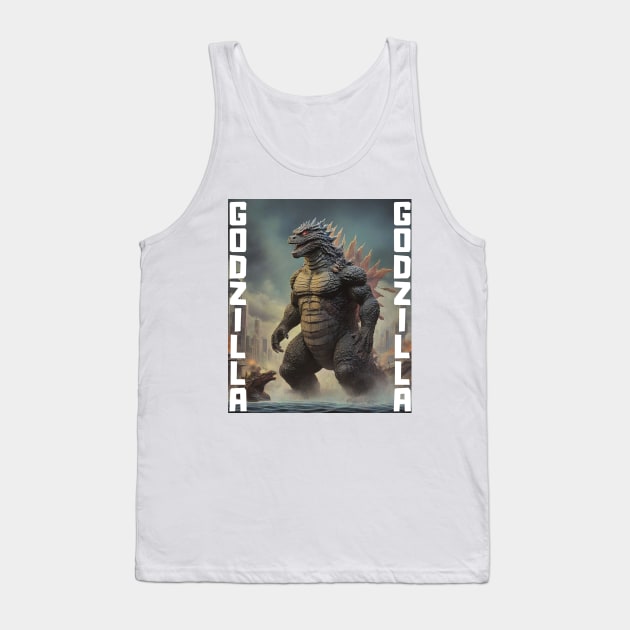 Godzilla Tank Top by Prossori